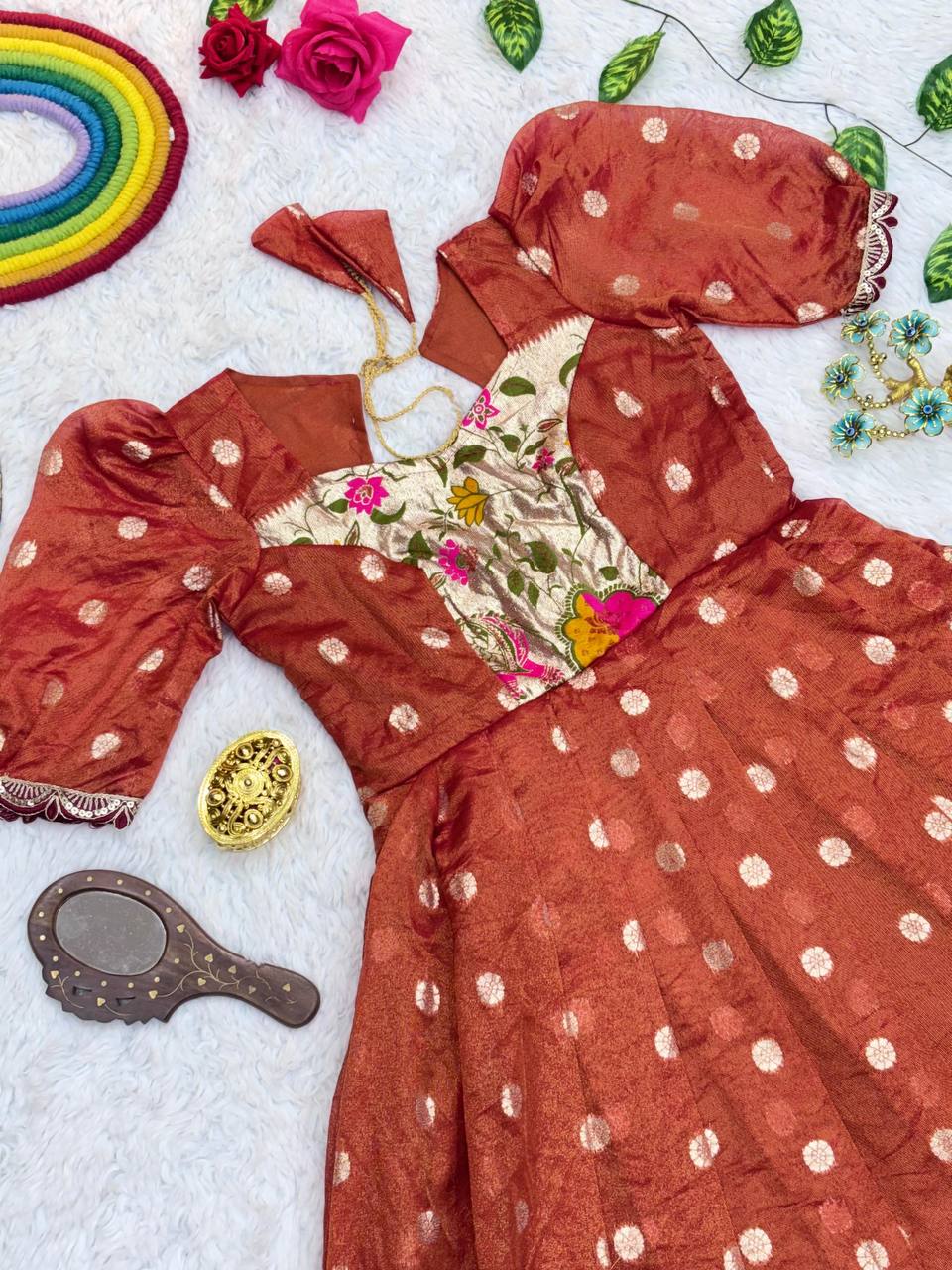 Elegant Charm in Plum & Floral Grace