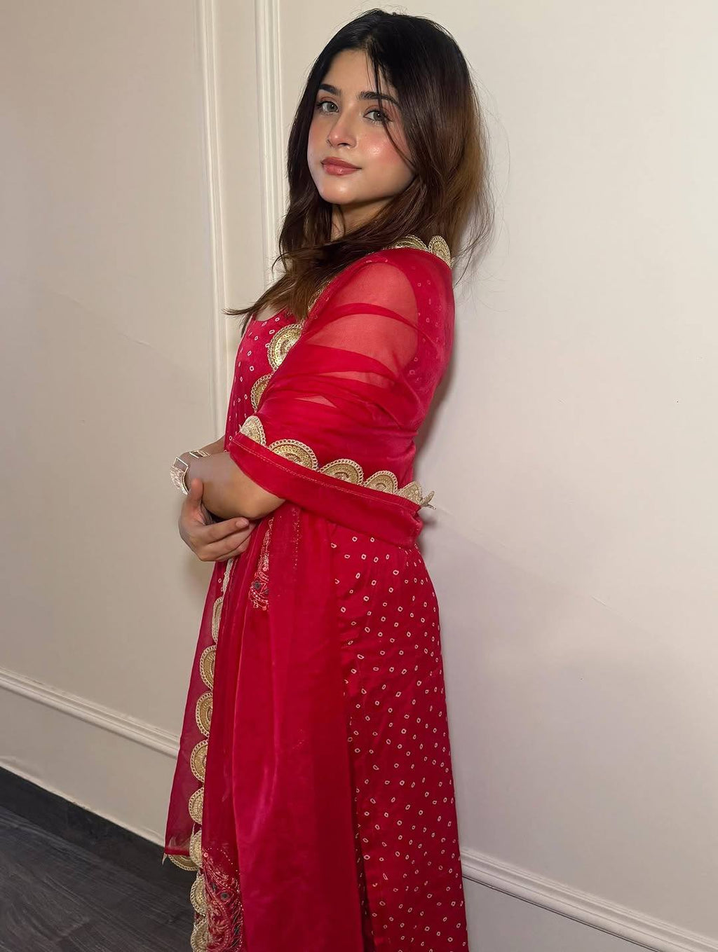 Salwar Kameez with Intricate Gold Work