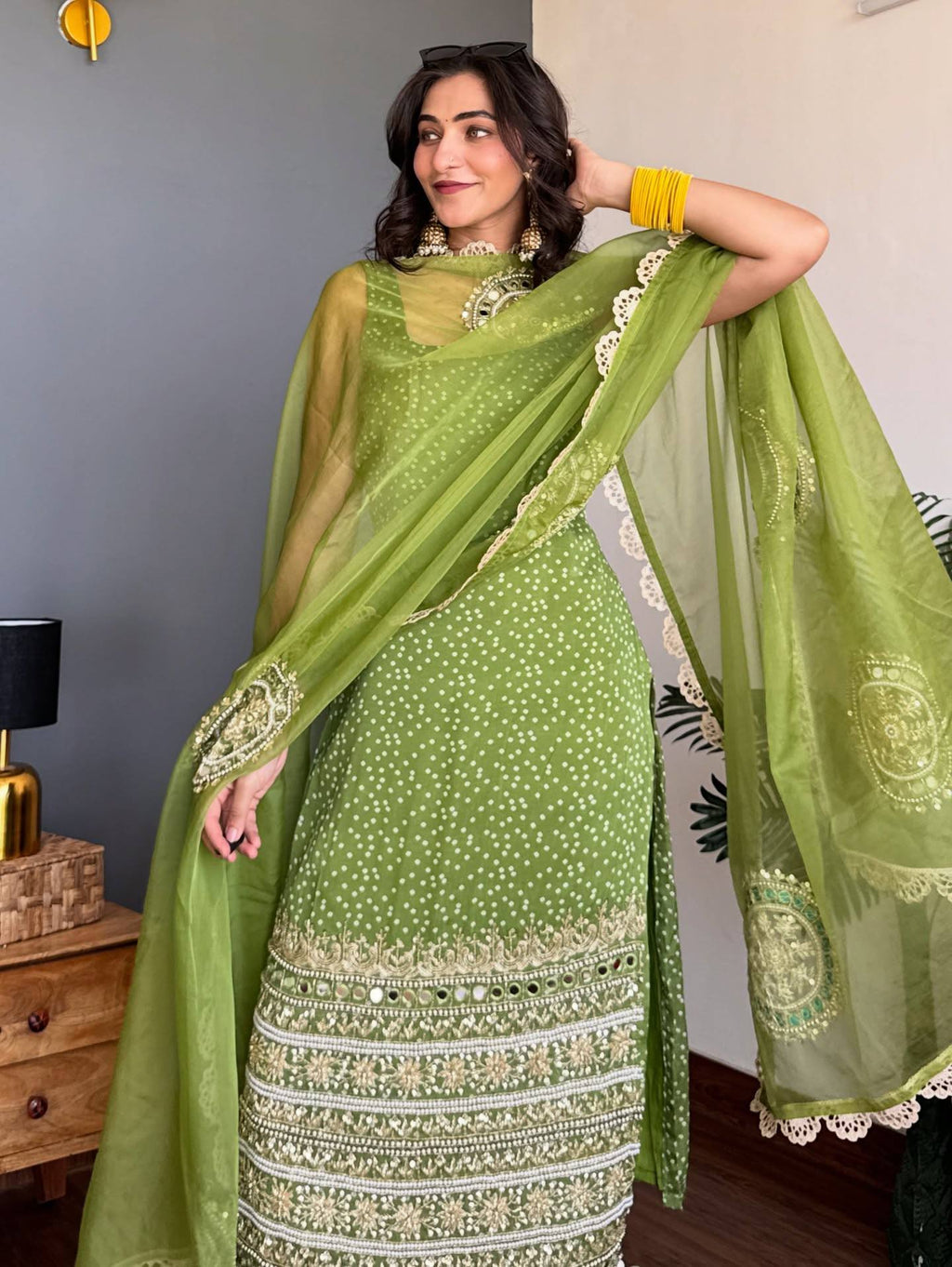 Salwar Kameez with Intricate Gold Work