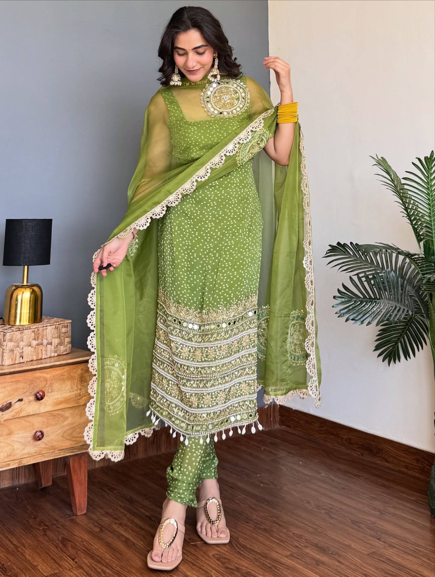 Salwar Kameez with Intricate Gold Work