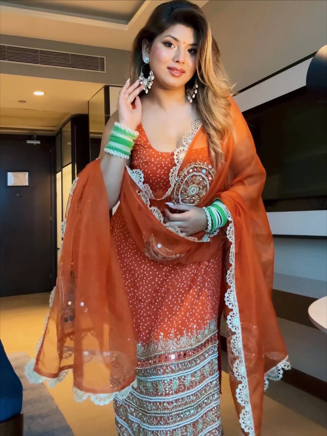 Salwar Kameez with Intricate Gold Work