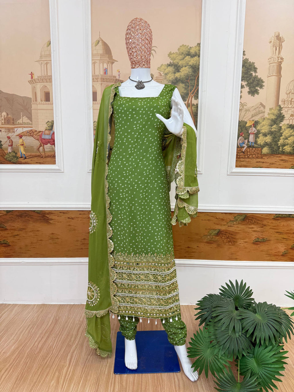 Salwar Kameez with Intricate Gold Work