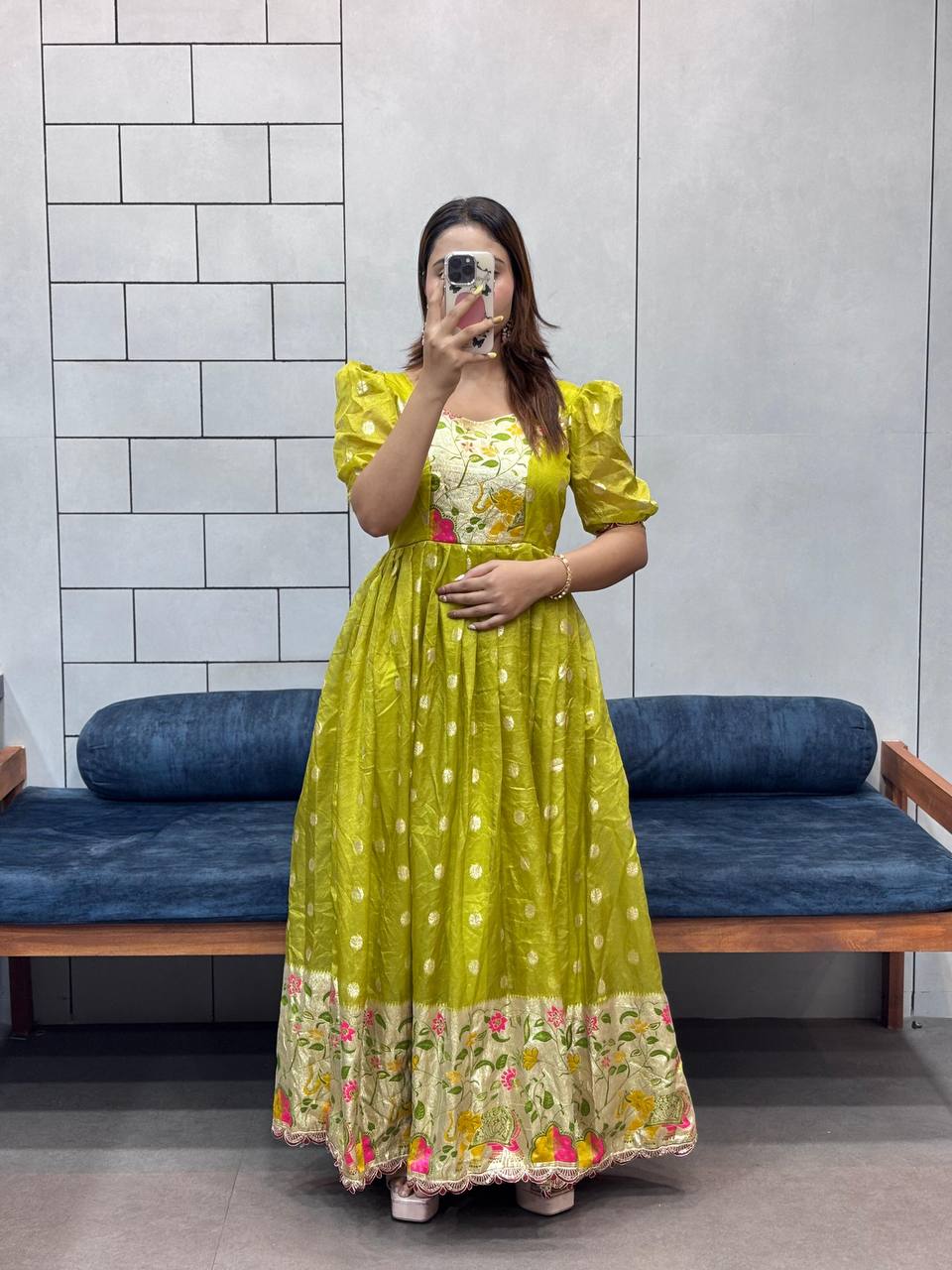 Elegant Charm in Plum & Floral Grace