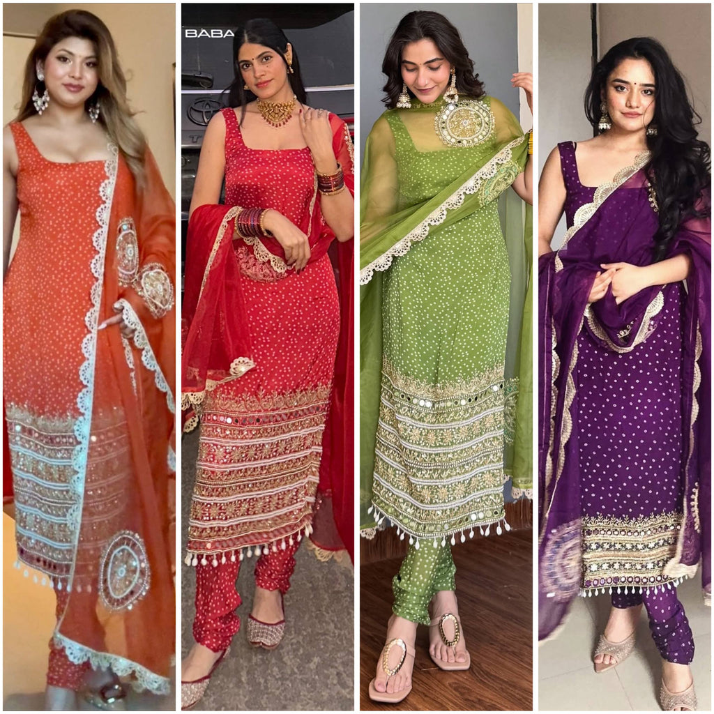 Salwar Kameez with Intricate Gold Work