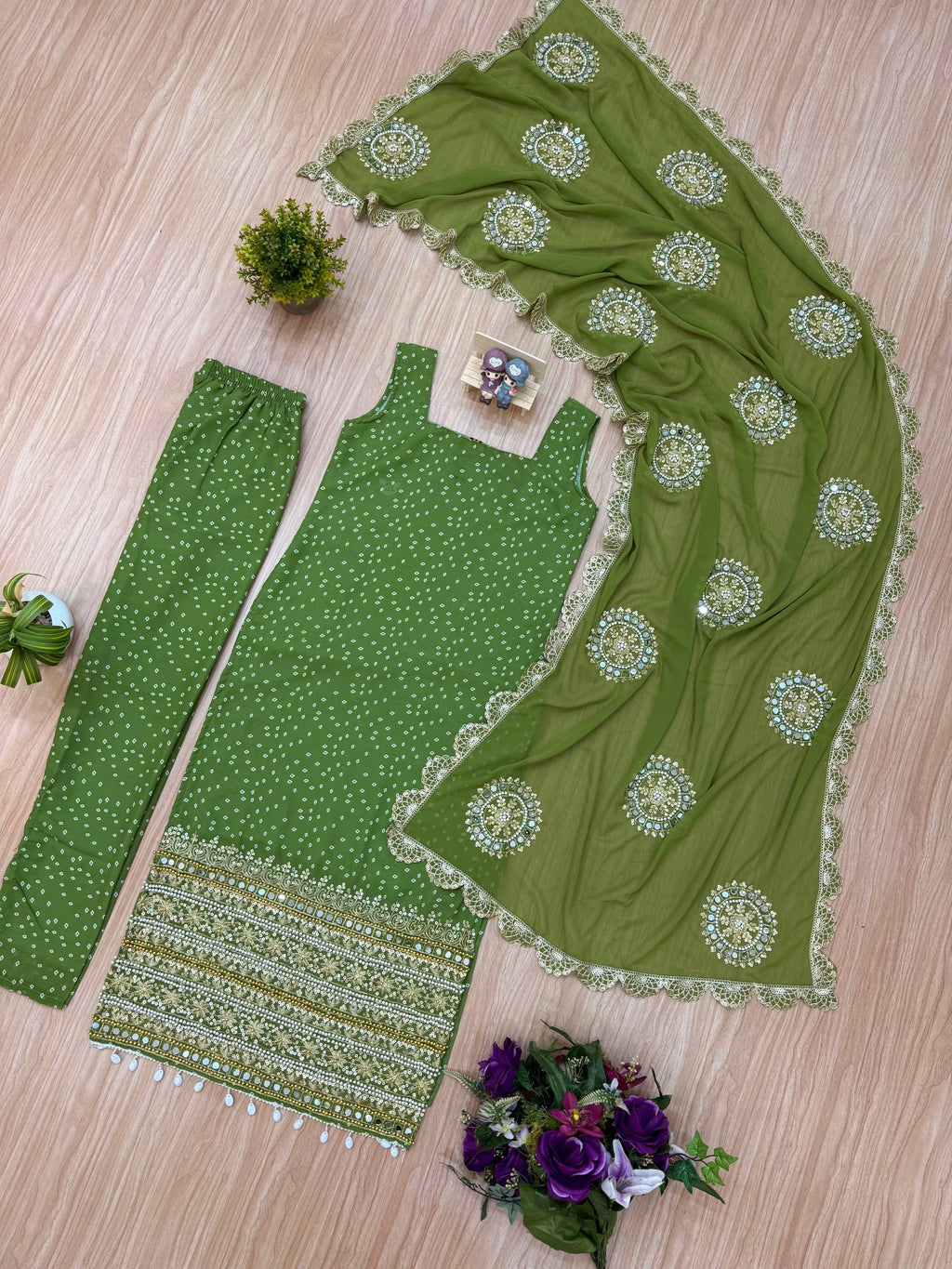 Salwar Kameez with Intricate Gold Work