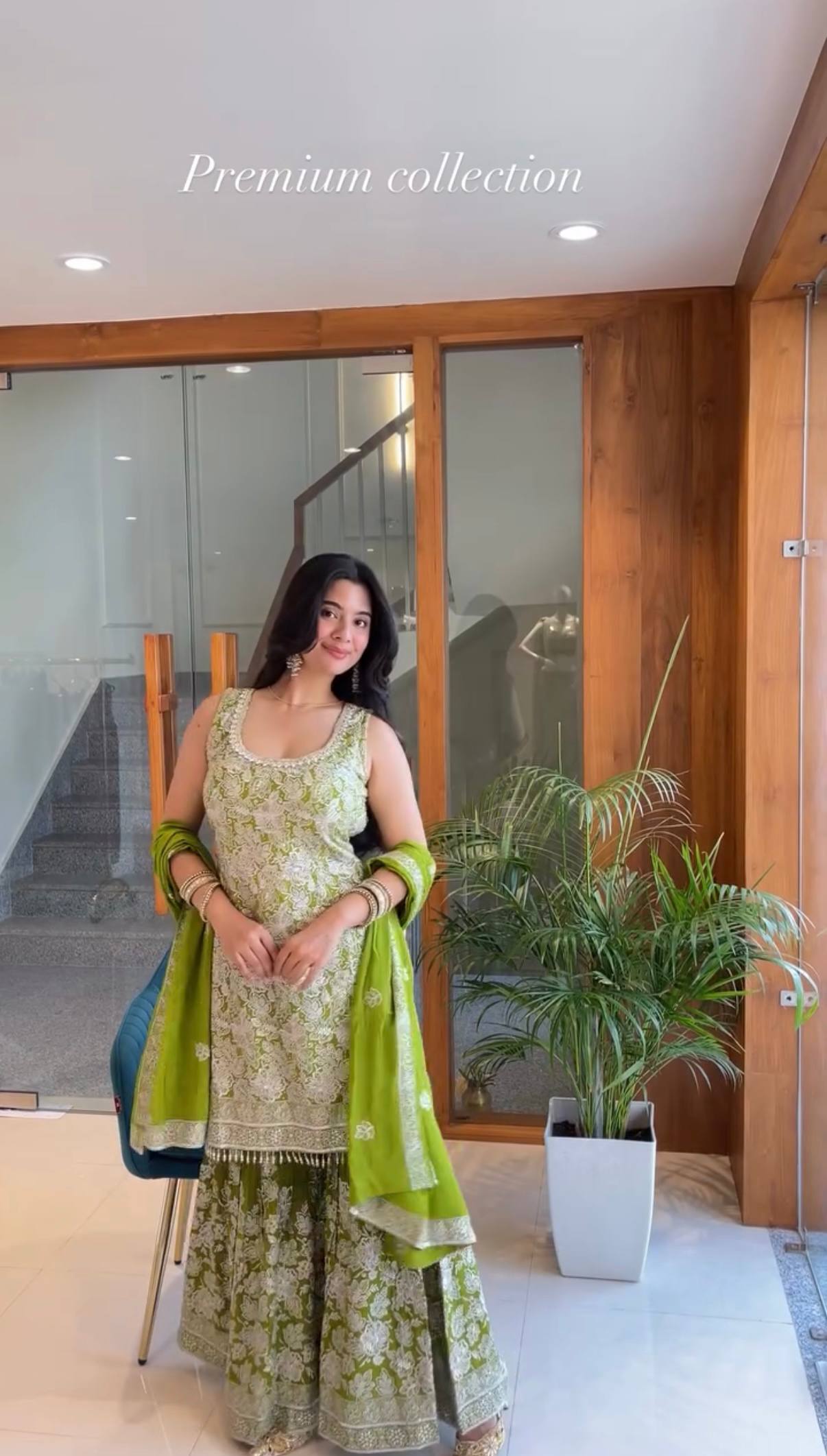 Elegant Red Sharara Suit with Intricate White Embroidery