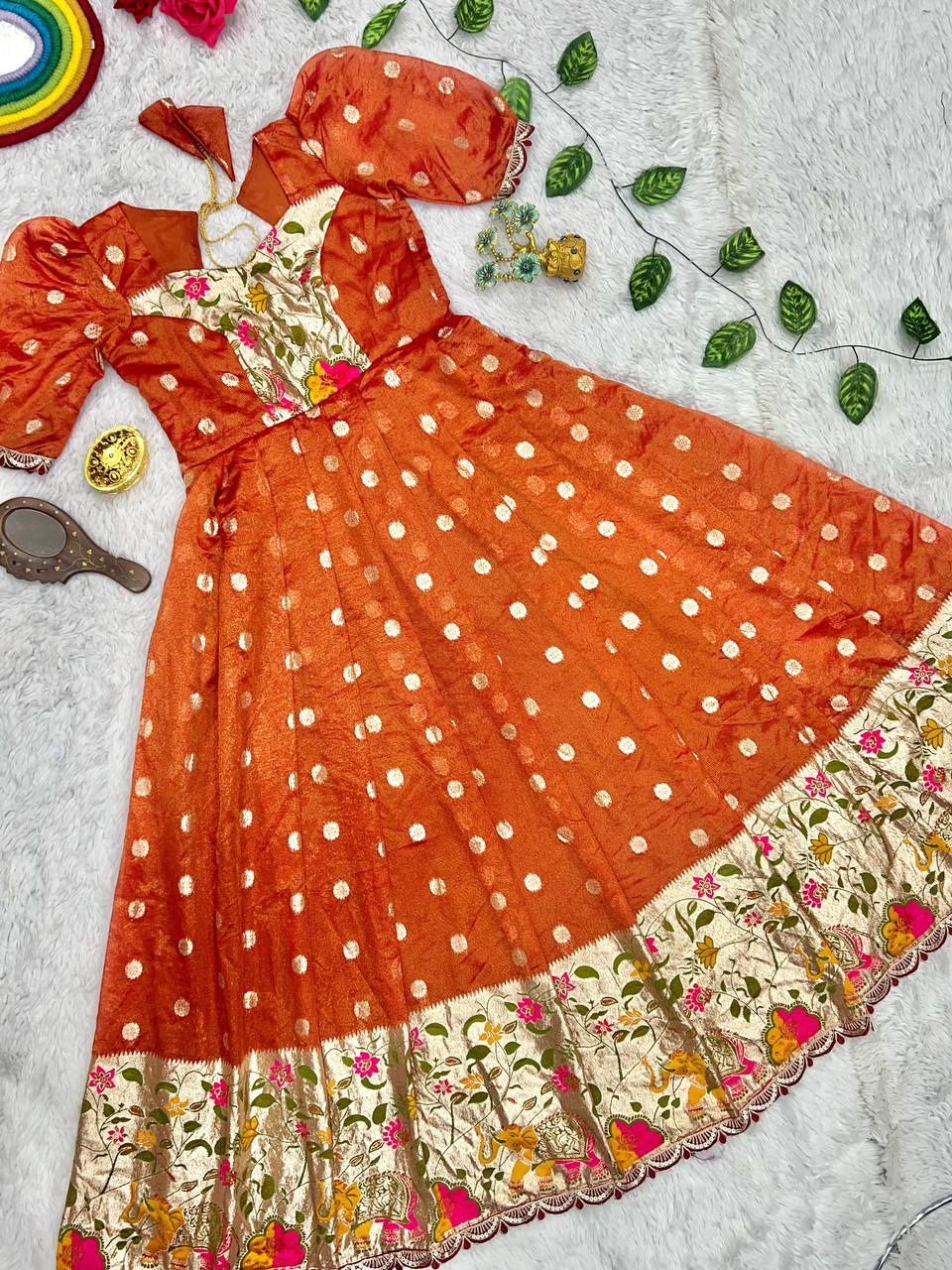 Elegant Charm in Plum & Floral Grace